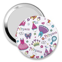 Princess Element Background Material 3  Handbag Mirrors by danenraven