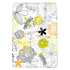 Doodle Flowers Hand Drawing Pattern Removable Flap Cover (l) by danenraven