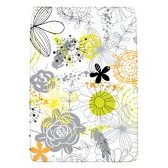 Doodle Flowers Hand Drawing Pattern Removable Flap Cover (s) by danenraven