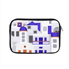 Background Santorini Greece Apple Macbook Pro 15  Zipper Case by Ravend