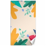 Border Leaves Design Frame Canvas 40  x 72  39.28 x69.23  Canvas - 1