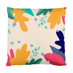 Border Leaves Design Frame Standard Cushion Case (one Side) by Ravend