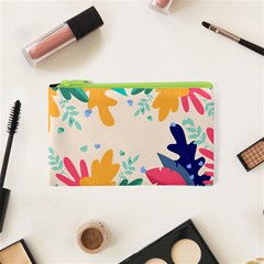 Border Leaves Design Frame Cosmetic Bag (xs) by Ravend