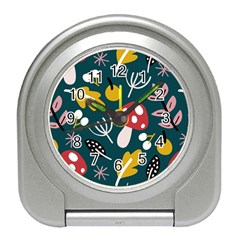 Autumn Nature Sheets Forest Travel Alarm Clock by Ravend