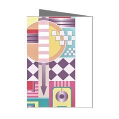 Abstract Shapes Colors Gradient Mini Greeting Cards (Pkg of 8)