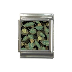 Autumn Fallen Leaves Dried Leaves Italian Charm (13mm)