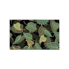 Autumn Fallen Leaves Dried Leaves Sticker Rectangular (100 Pack)