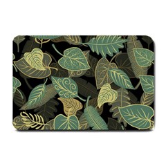 Autumn Fallen Leaves Dried Leaves Small Doormat by Ravend