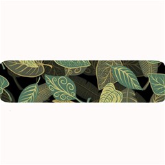 Autumn Fallen Leaves Dried Leaves Large Bar Mat by Ravend