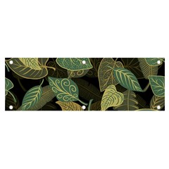 Autumn Fallen Leaves Dried Leaves Banner And Sign 6  X 2 