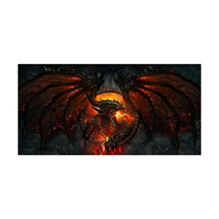 Red And Black Dragon Fire Yoga Headband by danenraven