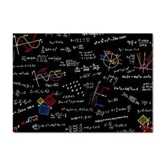 Black Background Text Overlay  Mathematics Formula Sticker A4 (100 Pack) by danenraven