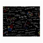 Black Background Text Overlay  Mathematics Formula Small Glasses Cloth Front