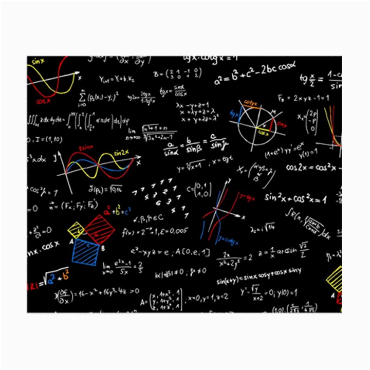 Black Background Text Overlay  Mathematics Formula Small Glasses Cloth