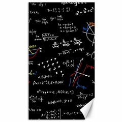 Black Background Text Overlay  Mathematics Formula Canvas 40  X 72  by danenraven