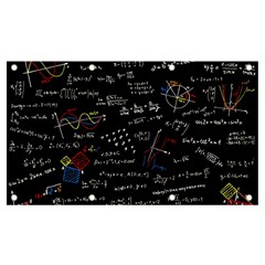 Black Background Text Overlay  Mathematics Formula Banner And Sign 7  X 4 