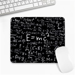 Science Einstein Formula Mathematics Physics Large Mousepad by danenraven