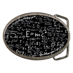 Science Einstein Formula Mathematics Physics Belt Buckles by danenraven