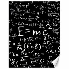 Science Einstein Formula Mathematics Physics Canvas 12  X 16  by danenraven