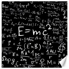 Science Einstein Formula Mathematics Physics Canvas 16  X 16  by danenraven