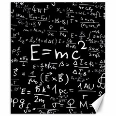 Science Einstein Formula Mathematics Physics Canvas 20  X 24  by danenraven