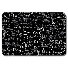 Science Einstein Formula Mathematics Physics Large Doormat by danenraven