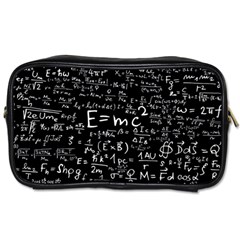 Science Einstein Formula Mathematics Physics Toiletries Bag (one Side) by danenraven