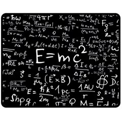 Science Einstein Formula Mathematics Physics Fleece Blanket (medium)  by danenraven