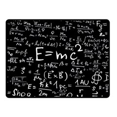 Science Einstein Formula Mathematics Physics Fleece Blanket (small) by danenraven