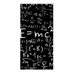 Science Einstein Formula Mathematics Physics Shower Curtain 36  X 72  (stall)  by danenraven