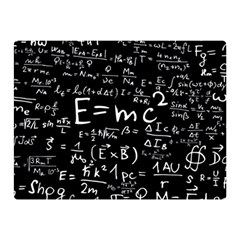 Science Einstein Formula Mathematics Physics Double Sided Flano Blanket (mini)  by danenraven