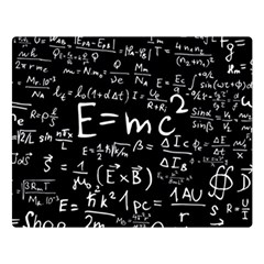 Science Einstein Formula Mathematics Physics Double Sided Flano Blanket (large)  by danenraven