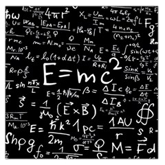 Science Einstein Formula Mathematics Physics Square Satin Scarf (36  X 36 ) by danenraven