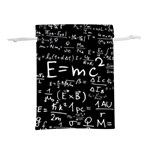 Science Einstein Formula Mathematics Physics Lightweight Drawstring Pouch (L) Front