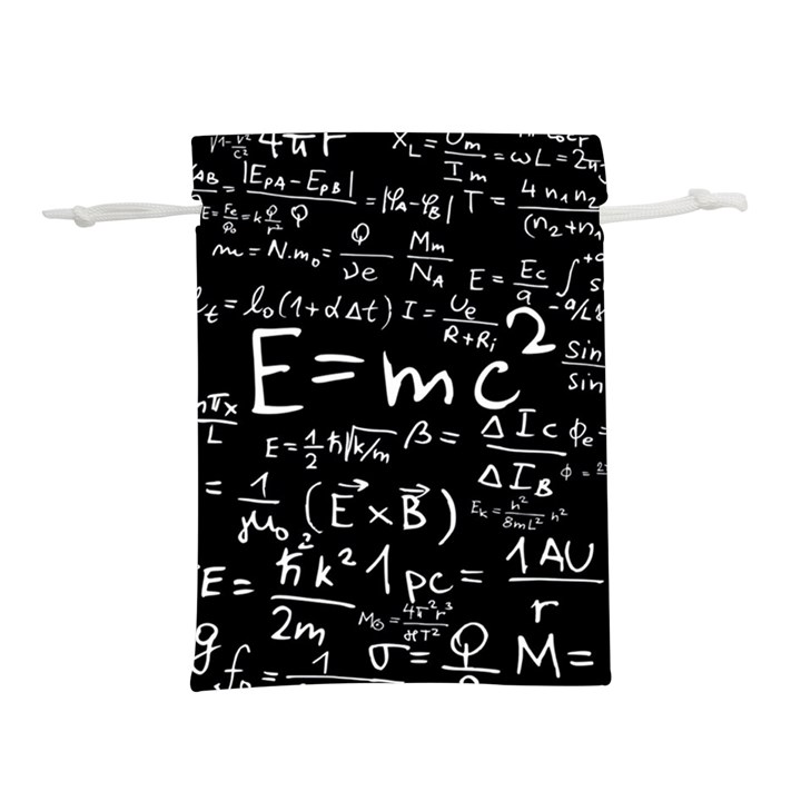 Science Einstein Formula Mathematics Physics Lightweight Drawstring Pouch (L)