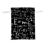 Science Einstein Formula Mathematics Physics Lightweight Drawstring Pouch (L) Back