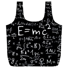 Science Einstein Formula Mathematics Physics Full Print Recycle Bag (xxl) by danenraven