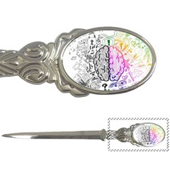 Anatomy Brain Head Medical Psychedelic  Skull Letter Opener by danenraven