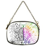 Anatomy Brain Head Medical Psychedelic  Skull Chain Purse (Two Sides) Front