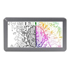 Anatomy Brain Head Medical Psychedelic  Skull Memory Card Reader (mini) by danenraven