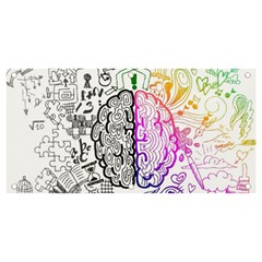 Anatomy Brain Head Medical Psychedelic  Skull Banner And Sign 4  X 2 