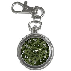 Green Bacteria Digital Wallpaper Eyes Look Biology Pattern Key Chain Watches by danenraven