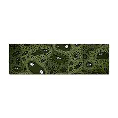 Green Bacteria Digital Wallpaper Eyes Look Biology Pattern Sticker Bumper (100 Pack) by danenraven