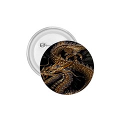 Gold And Silver Dragon Illustration Chinese Dragon Animal 1 75  Buttons by danenraven