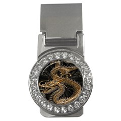 Gold And Silver Dragon Illustration Chinese Dragon Animal Money Clips (cz)  by danenraven