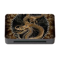 Gold And Silver Dragon Illustration Chinese Dragon Animal Memory Card Reader with CF