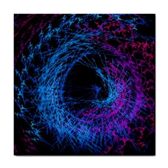 Symmetry Awesome 3d Digital Art Graphic Pattern Vortex Tile Coaster by danenraven