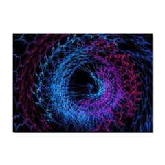 Symmetry Awesome 3d Digital Art Graphic Pattern Vortex Sticker A4 (10 Pack) by danenraven