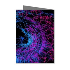 Symmetry Awesome 3d Digital Art Graphic Pattern Vortex Mini Greeting Cards (pkg Of 8) by danenraven