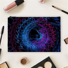 Symmetry Awesome 3d Digital Art Graphic Pattern Vortex Cosmetic Bag (large) by danenraven